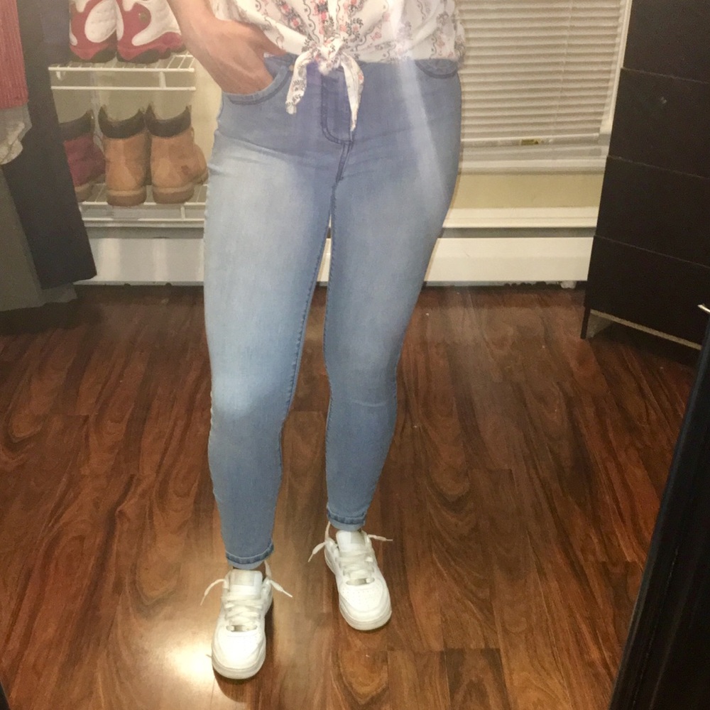 Blue Spice Stretch Skinny Jeans